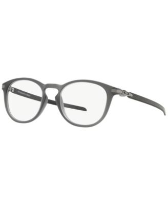 Oakley OX8149 Men's Round Eyeglasses - Gray