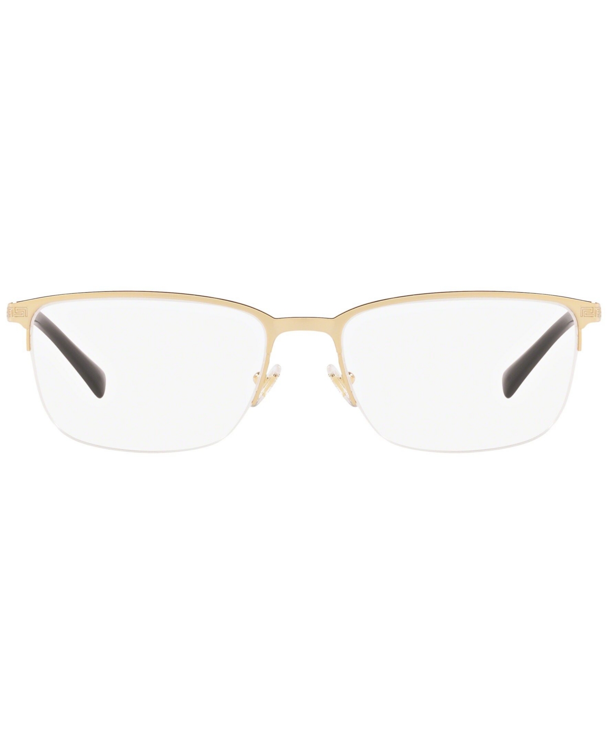 Versace VE1263 Men's Oval Eyeglasses - Gold-Tone