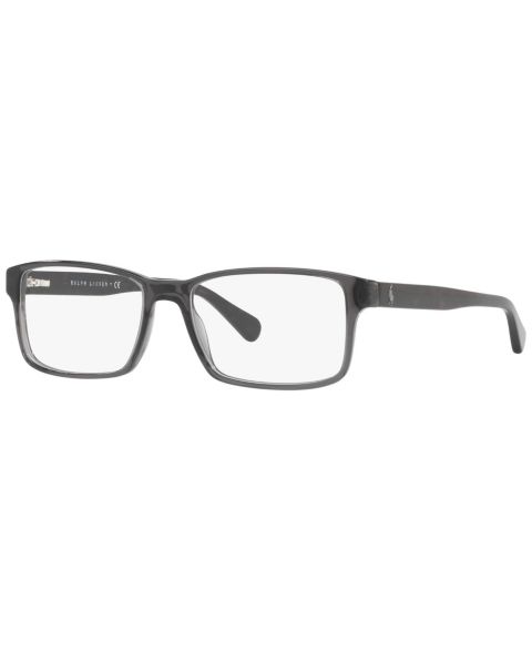 Мужские очки Polo Ralph Lauren Man Rectangle Plastic PH2123 Eyeglasses, цвет: Чёрный прозрачный