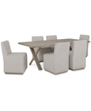Furniture Highland Park 7pc Dining Set (rectangular Table & 6 Side Chairs)
