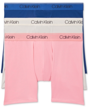 Calvin Klein Men's 3-Pack Microfiber Stretch Boxer Briefs