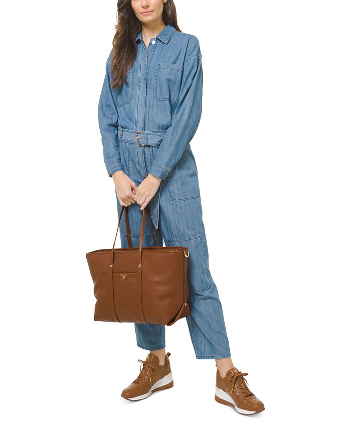 Michael Kors Beck Extra Large Leather Tote & Reviews Handbags