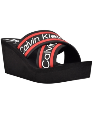 Calvin Klein Jeans Women's Resort Beach Wedge Sandals Women's Shoes
