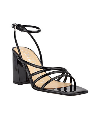 Calvin Klein Women's Quen Strappy Heel Dress Sandals - Macy's