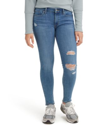 womens grey levi skinny jeans