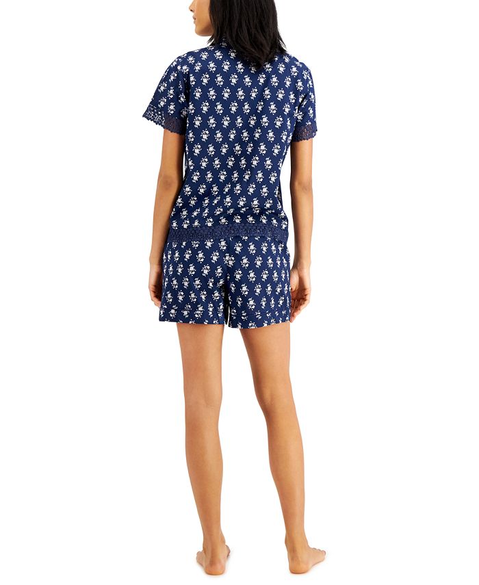 women cotton pajama shorts
