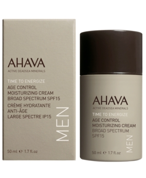 Ahava Men's Age Control Moisturizing Cream Broad Spectrum SPF15