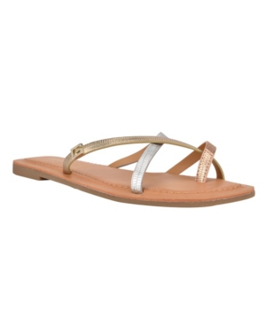 Guess Women's Corabel Toe Ring Flat Sandals Women's Shoes