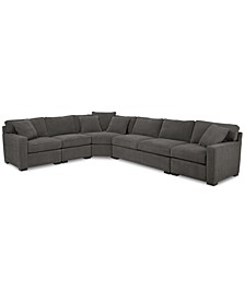 Radley 5-Piece Fabric Sectional Sofa with Apartment Sofa, Created for Macy's