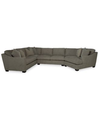 Furniture - Brixlane 3-Pc. Fabric Sectional