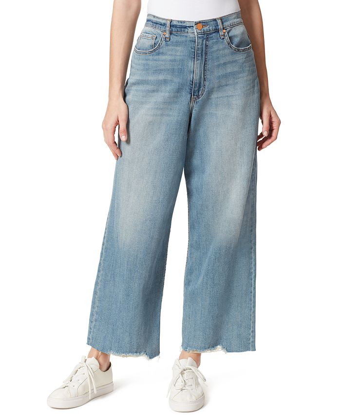 Frayed Denim FRAYED High-Rise Wide-Leg Jeans - Macy's