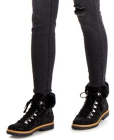inc women's pravale lace up hiker bling