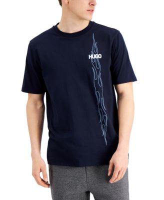 HUGO - Men's Dalamari Flame Logo Graphic T-Shirt