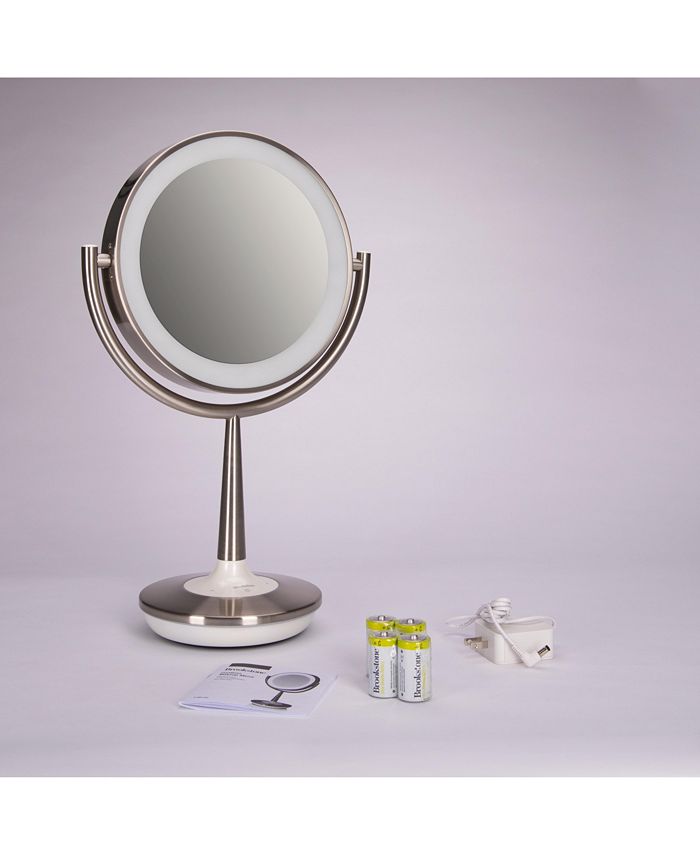 Brookstone Cordless Illuminated Makeup Mirror Macy's