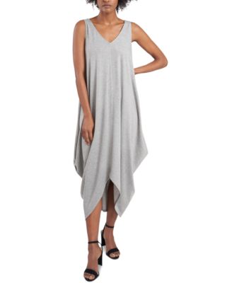 MSK - Handkerchief-Hem Maxi Dress
