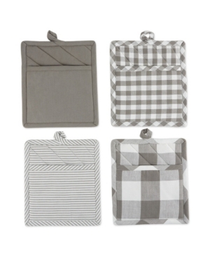 Design Imports Potholder Set In Gray