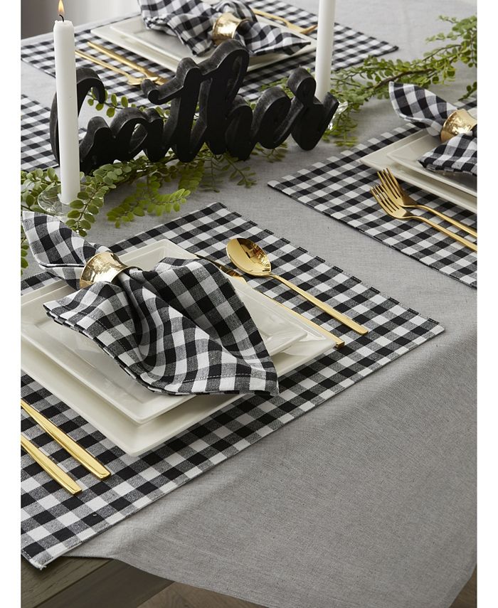 Design Imports Design Import Reversible Gingham - Buffalo Check ...