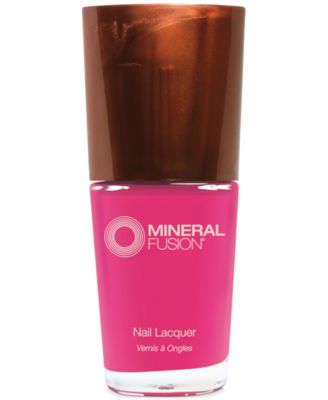 Mineral Fusion Nail Lacquer - Jewel bright pinkcream finish 9$