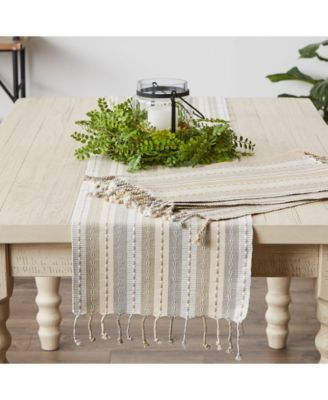 Stripe with Fringe Placemat, Set of 6