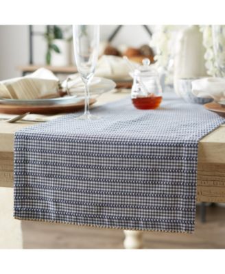 Farmhouse Gingham Table Runner