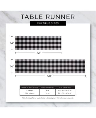 Farmhouse Gingham Table Runner