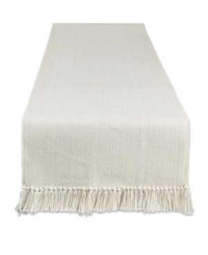 Design Imports Variegated Fringe Table Runner
