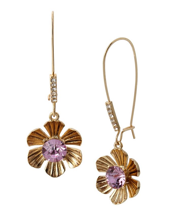 Betsey johnson daisy earrings hot sale