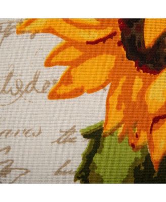 Rustic Sunflowers Printed Table Runner, 14" x 108"