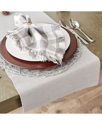 Ribbed Table Runner, 13" x 72"