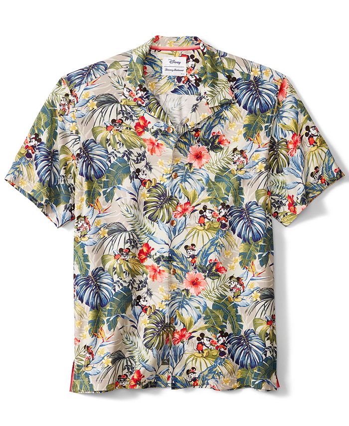 Tommy Bahama Men's Jungle Jubilee Mickey & Minnie Mouse Tropical