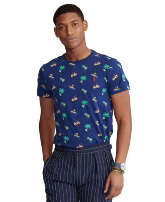 Polo Ralph Lauren - Men's Classic-Fit Tropical-Print T-Shirt