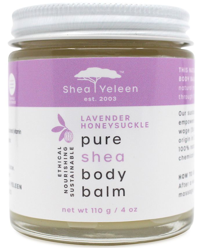 Shea Yeleen - Lavender Honeysuckle Shea Body Balm, 4-oz.