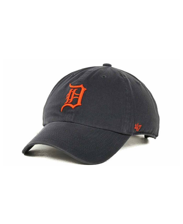 47 Brand - MLB Brown Unconstructed Cap - Detroit Tigers Clean Up Camel Dad Cap @ Hatstore