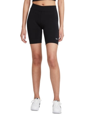 Nike Black Sportswear Essential Shorts In Black/white