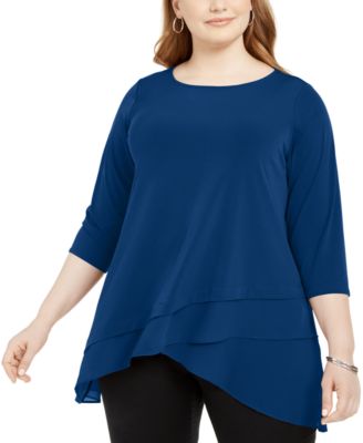 plus tops macys