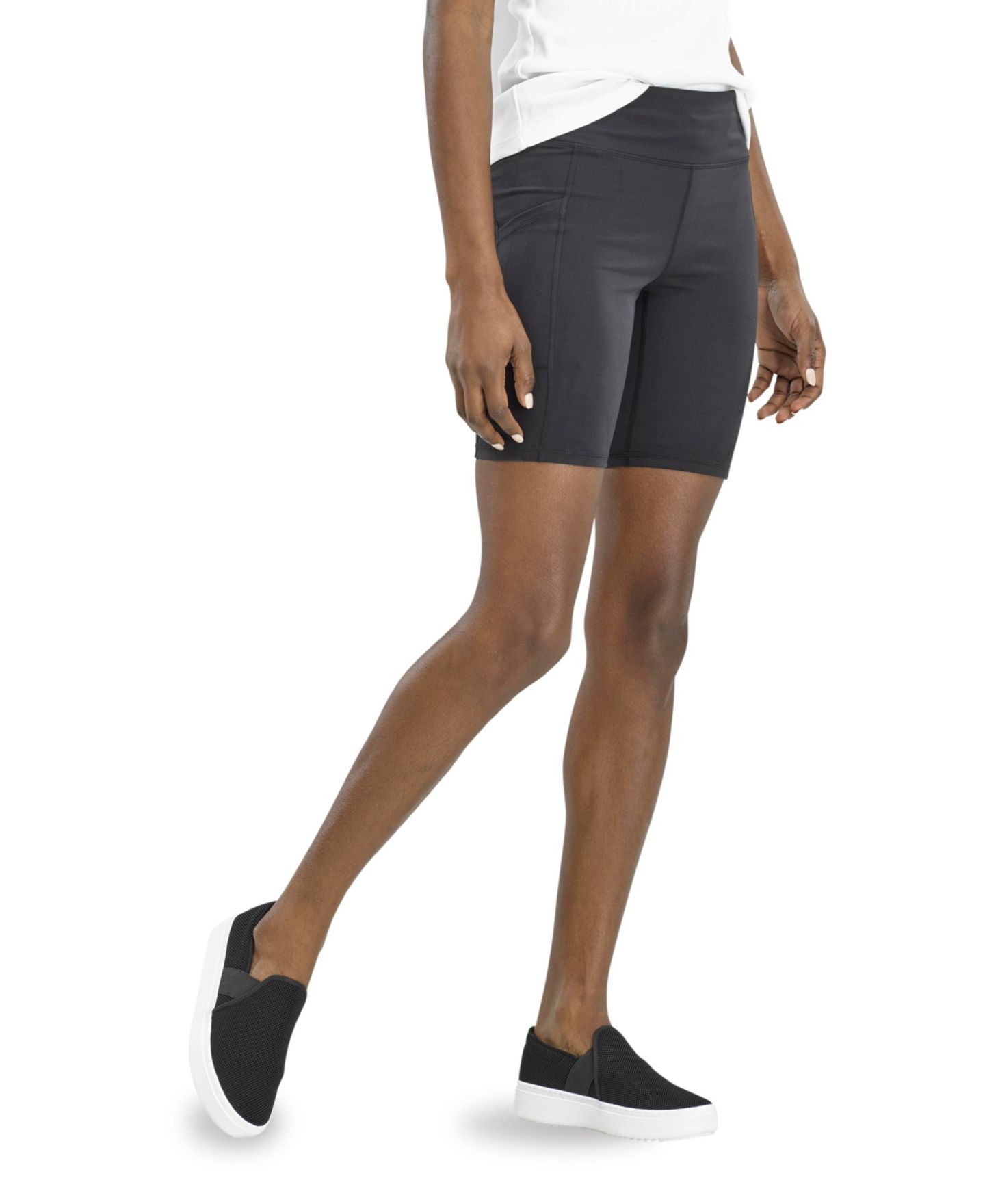 Женские шорты Hue Active Pep Talking Bike Shorts, цвет: Чёрный — фото 1