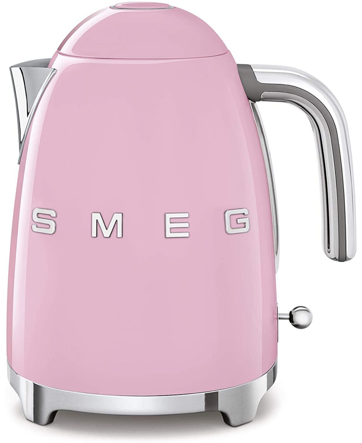 Shop Smeg Electric Kettle In Retro Pink