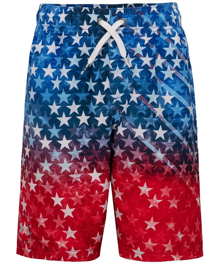 Under Armour Big Boys Americana Swim Shorts - Macy's