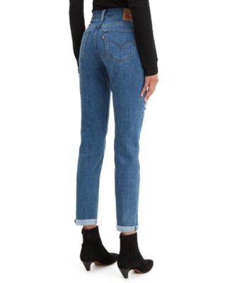 levis high waisted tapered jeans macys