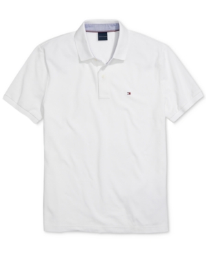 Tommy Hilfiger Adaptive Men's Custom-Fit Ivy Polo Shirt with Magnetic Closure