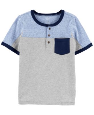 Boys Pocket Henley T-shirt 
