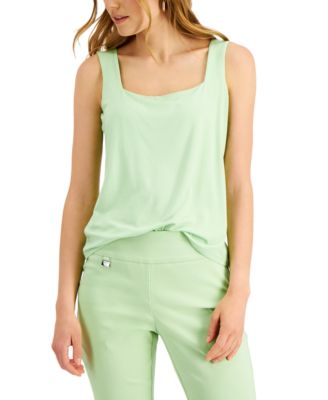 Alfani - Petite Square-Neck Tank Top