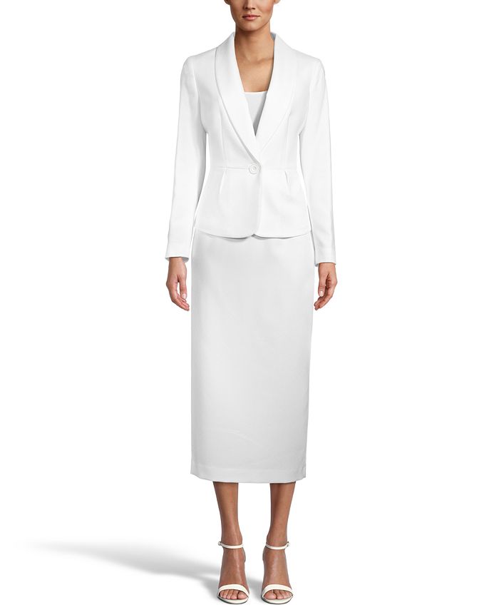 Macy s white cheap skirt suits