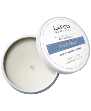 Lafco New York Sea & Dune Beach House Travel Candle, 4-oz. In White