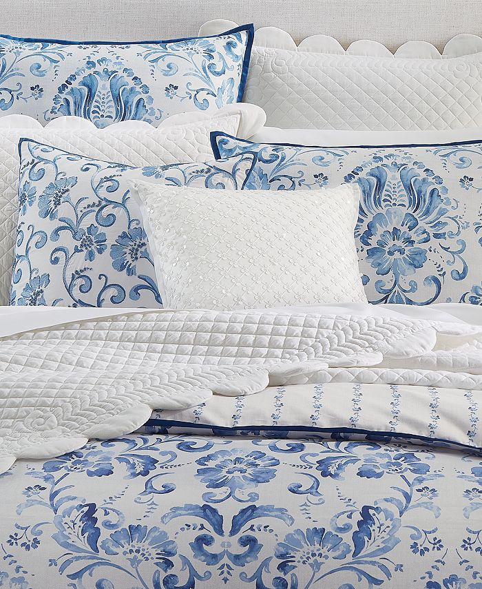 Hotel Collection Palmette Duvet Cover, King, Created for Macy's Macy's