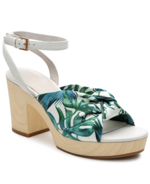 Sanctuary Reggae Knotted Wood Platform Sandals Women's Shoes