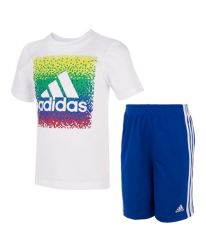 Toddler Boys Graphic T-shirt and Shorts Set 2 Piece