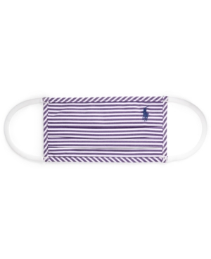 Polo Ralph Lauren Men's Polo Cotton Cloth Mask In Purple-white