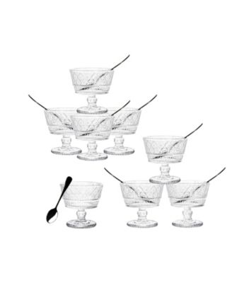 Claro Clear Set of 8 Tasters with Spoon