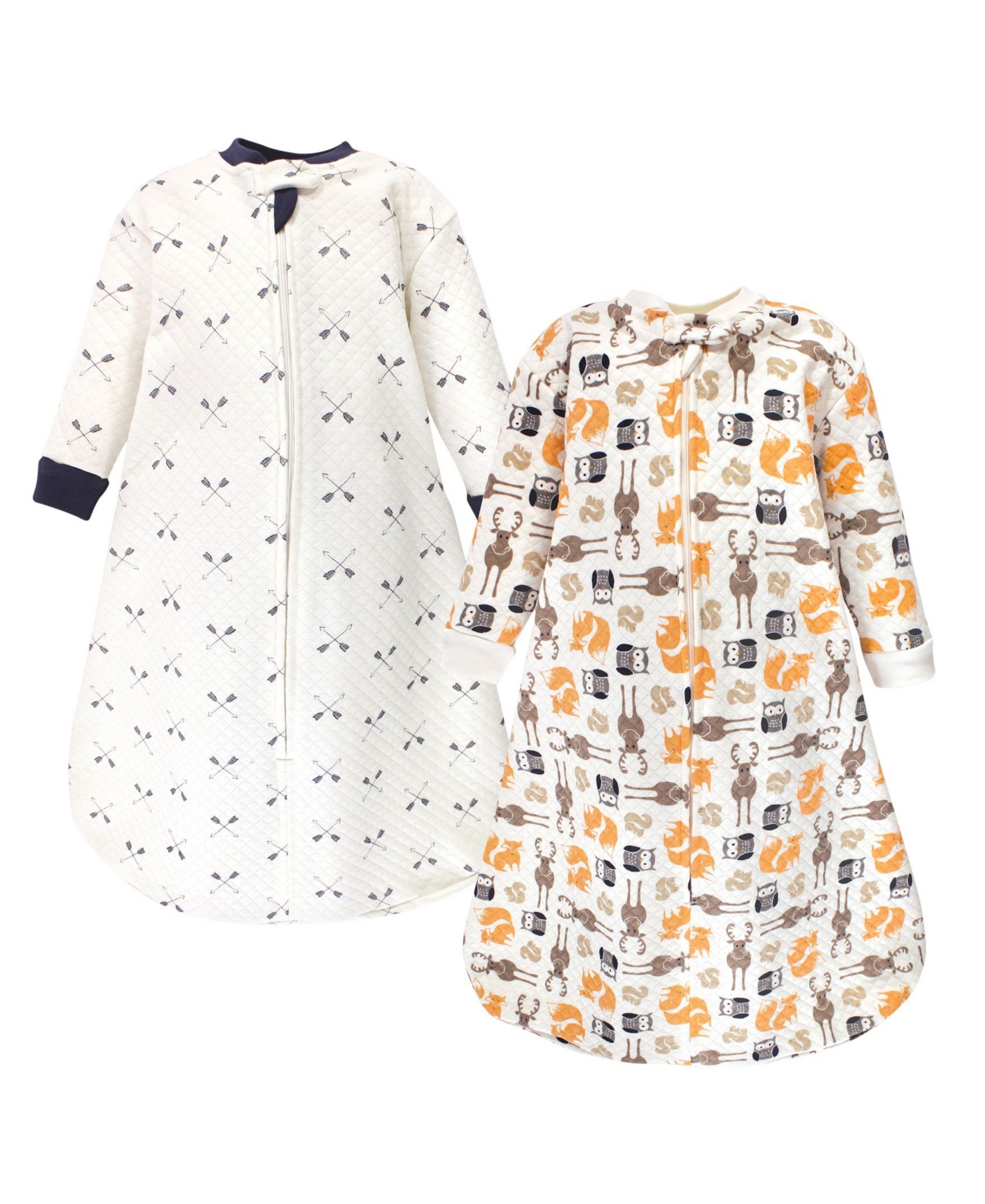 Hudson Baby Boys Premium Quilted Long-Sleeve Sleep & Wear Comfort Layer